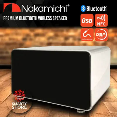 Nakamichi Bluetooth Speaker HiFi System Remote Control NFC 50W RMS  White • $169