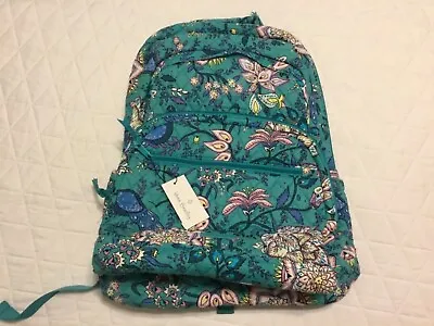 Vera Bradley ~ Peacock Garden  ~ Essential Large Backpack ~ NWT • $72.99