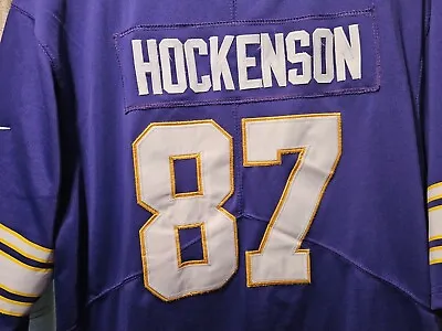 Minnesota Vikings #87 T.J. Hockenson Stitched Men's Jersey VG..XL..N I K E • $49.99