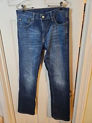 Levis 527 Men's Slim Bootcut Jeans Size 32x32 Stretch Medium Wash Blue Denim • $18.99