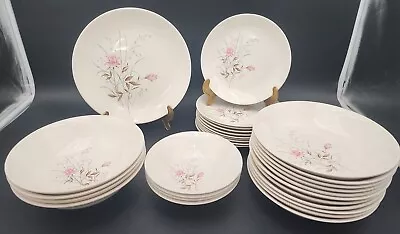 30- Vintage Blushing Rose Pattern By Mt Clemens 1940-1965 Dishes • $49.99