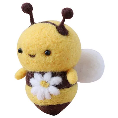 Needle Felting Kit Bee Wool Felt Doll DIY Craft For Beginner Starters Decoration • £4.04