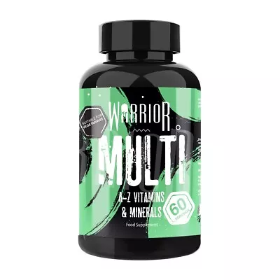 Warrior Essentials Multi Vitamins & Minerals - 60 Tablets For Men And Women • £5.99