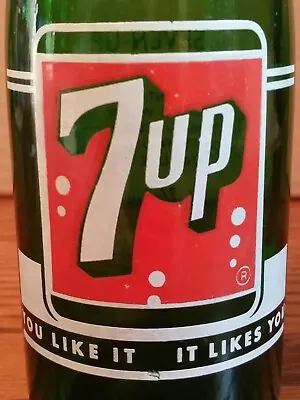 7up (seven-up); Acl Soda Pop Bottle; 7oz; Saxton Pa. 1960 • $7.99