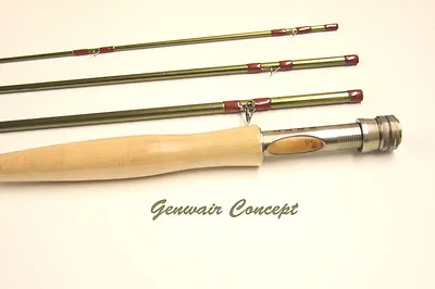 Fly Rod Ex Display Genwair Concept 9ft 6 In 6/7 Fly Rod Free Spare Tip Section • $124.44