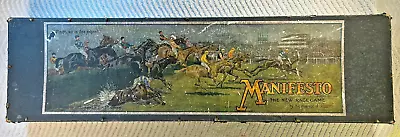 MANIFESTO Horse Racing Game By Jaques & Son London Rare Antique • £150