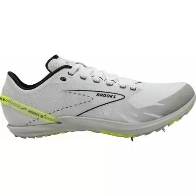 Brooks Unisex Draft XC Cross Country Running Jogging Spikes Track & Field White • £52.95