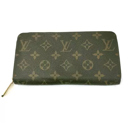 Authentic Louis Vuitton Monogram Zippy Long Wallet Purse M60017 • £392.41