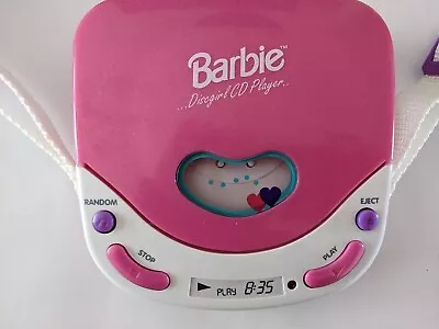 Vintage Barbie DiscGirl CD Player Plus 3 Mini CDs By Kiddesigns • $20