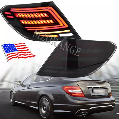 LED Tail Light Rear Lamp Brake For Mercedes Benz W204 C200 C250 C300 2007-2014 • $331.72