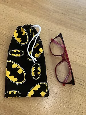 Batman Spectacle/sunglasses/glasses Case/pouch (great Gift Secret Santa!) • $6.29