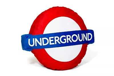 London Underground Roundel Logo Cushion • £16.95