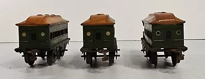 2 Marx Pre-War #357 O-Gauge Joy Line Coaches & 1 #458 Joy Line Observation Car • $25