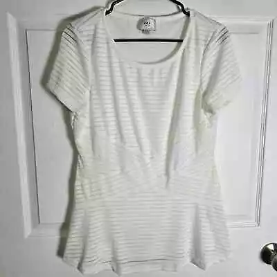 ECI New York Top-White-Women's L • $21