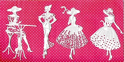 8 New Tattered Lace Elegant Lady Die Cuts -girl Art Deco Mother • £1.70