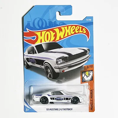 Hot Wheels 2023 65 Mustang 2+2 Fastback (White) Muscle Mania • £4.42