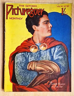 Picturegoer Film Magazine Oct 1927 Ramon Novarro Ben Hur Charlie Chaplin Vamps • £3.95