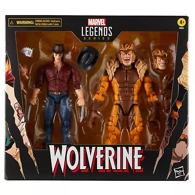 Marvel Legends Wolverine 50th Anniversary 6  Logan Vs Sabretooth 2 Pack • £49.99