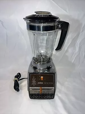 Vintage Sunbeam Custom Deluxe 4 Cup 8 Speed Blender Model 800A Glass Chrome 120V • $47.97