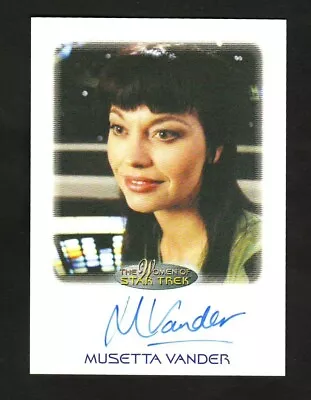 The Women Of Star Trek Autograph Card Musetta Vander • $25.64