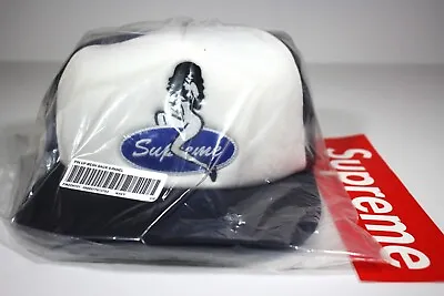 Supreme Pin Up Mesh Back 5-Panel Navy FW22 Trucker Hat NEW R1493 • $89.96