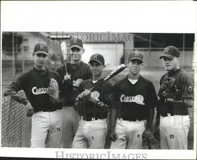 1994 Press Photo Carsten's Marine American Legion Team Poses In Sponsor Uniforms • $12.99