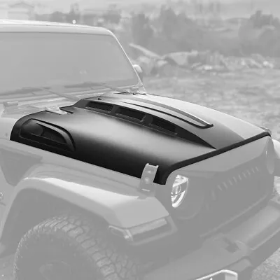 AVG Hood Scoop Vented Heat Extract For 2018-2023 Jeep Wrangler JL Gladiator JT • $962.48