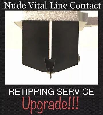 Cartridge Retipping: Denon DL-103 DL-103R Moving Coil Nude Vital Line Contact • $325