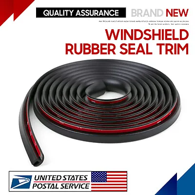 3M Car Accessories Front Windshield Panel Rubber Seal Strip Sealed Moulding Trim • $11.96