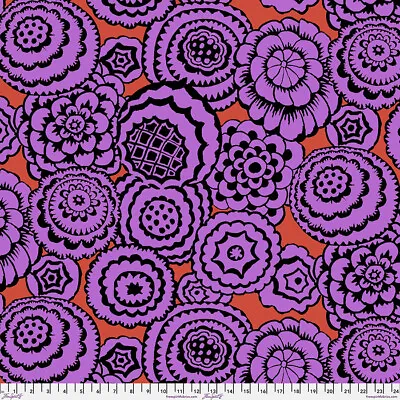 New! Spring 2024 Kaffe Fassett Deco Gp199 Dark Cotton Fabric 1/2 Yd • $6.40