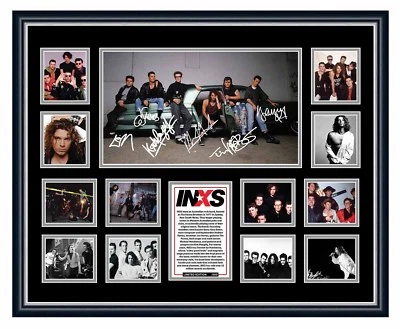 $119.99 • Buy Inxs Michael Hutchence Farriss Signed Limited Edition Framed Memorabilia