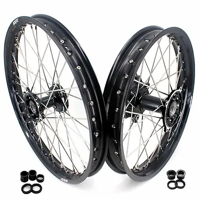 KKE 21 19'' MX Cast Spoked Wheels Rims Fit HONDA CR125R CR250R 2002 CRF250R/450R • $399