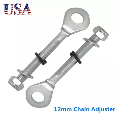 Pair  12mm Chain Adjuster For Taotao Coolster Roketa Pit Bike 110 125 150 250cc • $7.83