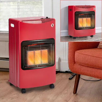 4.2KW Cabinet Indoor Portable Gas Heater Home Calor Butane Heating FreeRegulator • £78.99