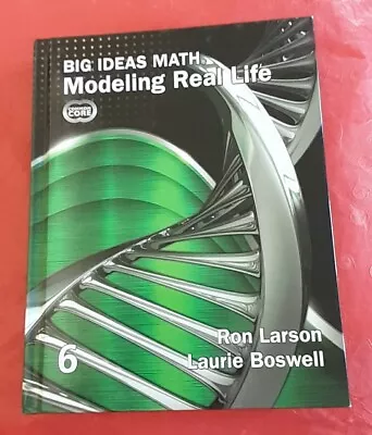 New New Big Ideas Math Modeling Real Life Common Core Student Textbook 2022. • $45