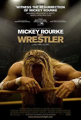 Promo Poster Art Print The Wrestler Sport Drama Film Mickey Rourke Marisa Tomei • $9.99