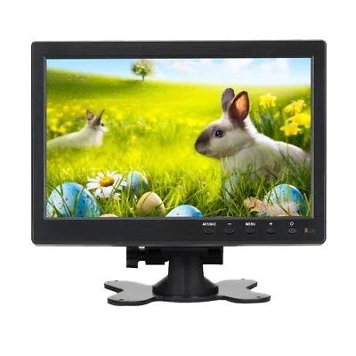 10.1  Inch LCD CCTV Monitor Mini PC Screen HDMI VGA AV/RCA 1080P Video W/Speaker • $109
