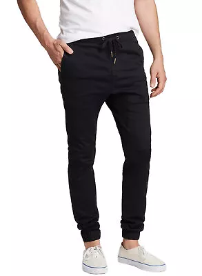 Zanerobe Mens Sureshot Slim Stretch Jogger Pants 38 Black - NWT $99 • $35