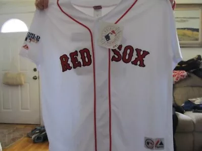 Size XXL - Dustin Pedroia Boston Red Sox Majestic Jersey Ws Patch • $48