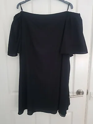$35 • Buy River Island ASOS Curve Plus Size Off Shoulder Dress Size 22 Worn Once