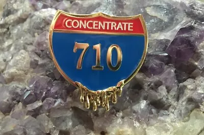 Concentrate 710 Dab Pins Shatter Oil Wax Rosin Crumble Soft Festival Hat Pin • $9.99