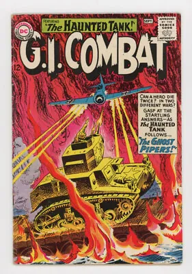 G.I. Combat 107 Kubert Plane Vs Tank Cover • $20