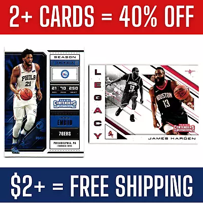 2018 NBA Panini Contenders Draft Picks Basketball Cards / You Pick / EX-MT • $0.99