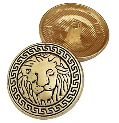 10 Military Style Metal 'Lion' Buttons  Rose Gold 1  • £3.99