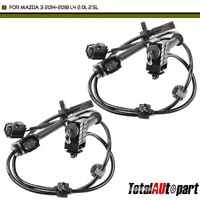 2x ABS Wheel Speed Sensor For Mazda 3 14-18 L4 2.0L L4 2.5L Front Left & Right • $27.59