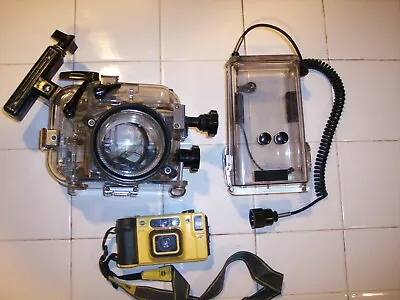 Ikelite Slr 300 Ft Underwater Photography Case & Minolta Camera   • $99