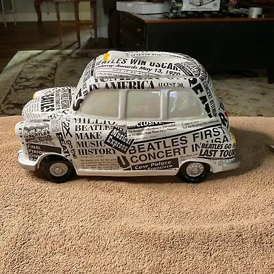 The Beatles Newspaper Taxi Cookie Jar With Original Box & Collector's Paper • $240