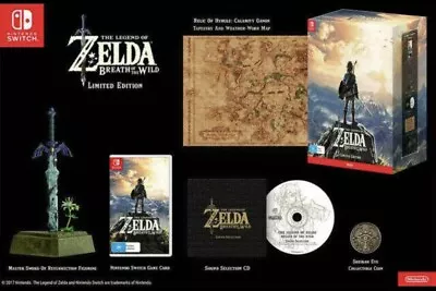 The Legend Of Zelda: Breath Of The Wild - Limited Edition (Nintendo Switch2017) • $460