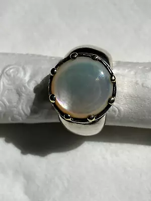 ABALONE (?)  RING  In STERLING SILVER • $35