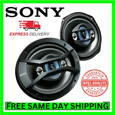 Sony 4-Way Car Speakers 6x9  High Quality Bass Boosted Loud Stereo Receiver Pair • $59.99